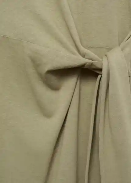 Vestido Ferti Khaki Talla S Mujer Mango