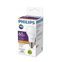 Philips Bombillo Led 9-60W Luz Calida BULB9-60W