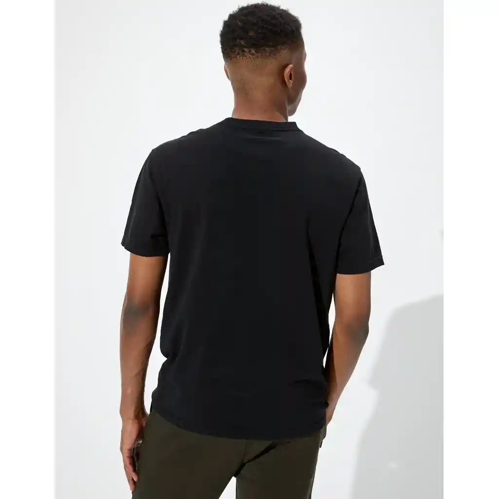 Camiseta Negro Talla Large Hombre American Eagle