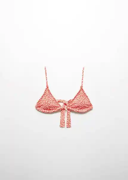 Top Bikini Bondi Rojo Talla XS Mujer Mango