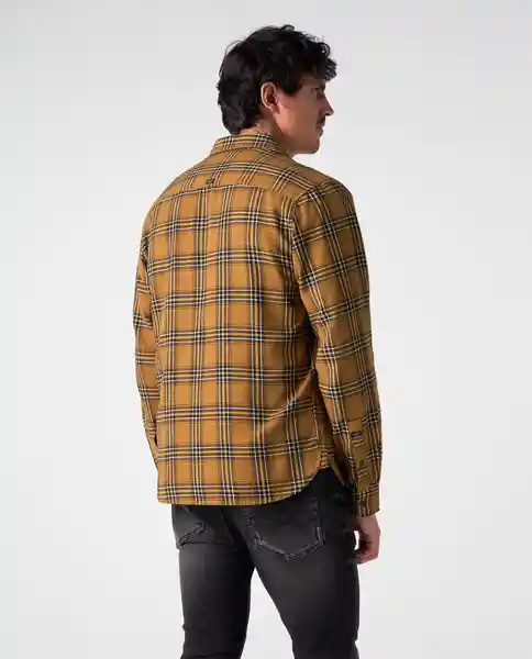 Camisa Hombre Café Talla L 812G505_CAF180830 Americanino