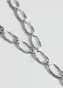 Collar Tiffany Plata Talla 99 Mujer Mango