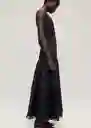 Vestido Jana Negro Talla S Mujer Mango