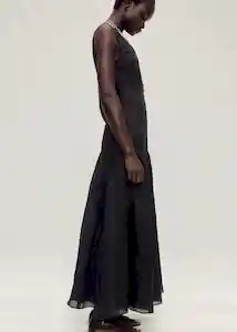 Vestido Jana Negro Talla S Mujer Mango