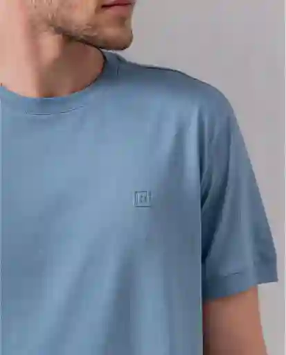 Camiseta Hombre Azul Talla L 100G005 Rifle