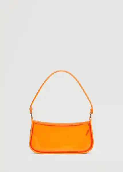 Bolso M Cleo Naranja Talla 99 Mujer Mango