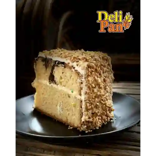 Porcion de Torta Cubierta Mani