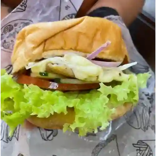 Hamburguesa Sencilla de Pollo