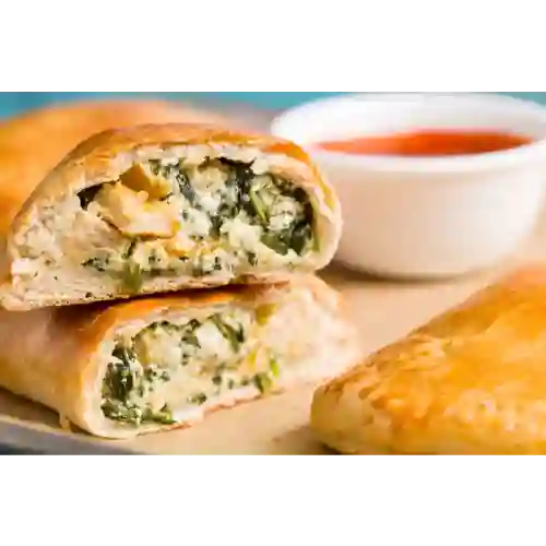 Calzone de Pollo y Espinaca