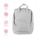 Maleta Escolar Rectangular Con Asa Gris Serie Miniso
