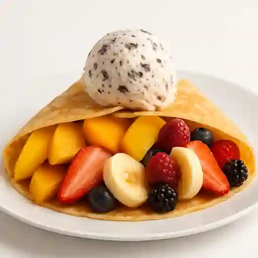 Crepe con frutas