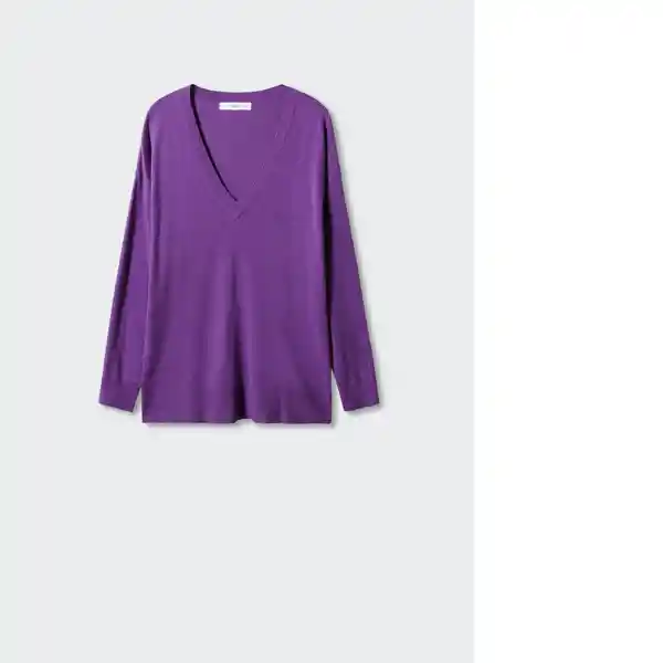 Sueter Jersey Lombia Morado Talla S Mujer Mango