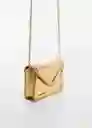 Bolso P Osaka Oro Talla 99 Mujer Mango