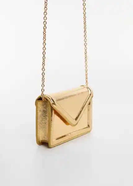 Bolso P Osaka Oro Talla 99 Mujer Mango