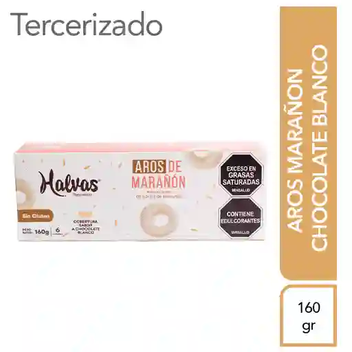 Halvas Repostería Aros Marañon Chocolate-Blanco