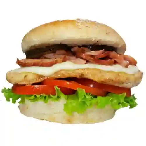 Hamburguesa de Pollo con Costilla