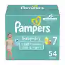 Pañales Baby Dry S7 54 Unidades