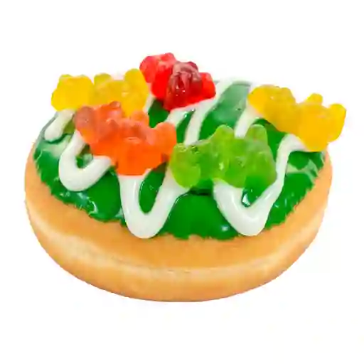 Donut premium osos rellena (verde)