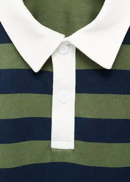 Polo Polost Verde Talla 12 Niños Mango