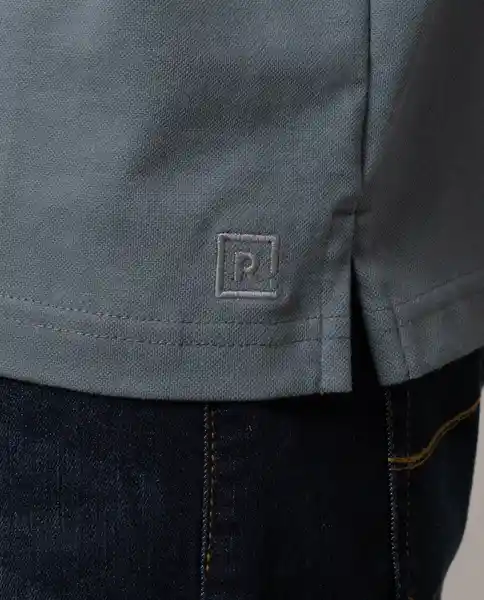 Camiseta Polo Iconica Azul Espejismo Oscuro T XXL 34909 Rifle