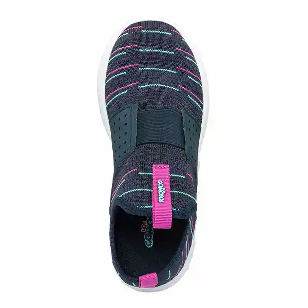 Los Gomosos Tenis Inga Para Mujer y Niña Azul/Fucsia Talla 36