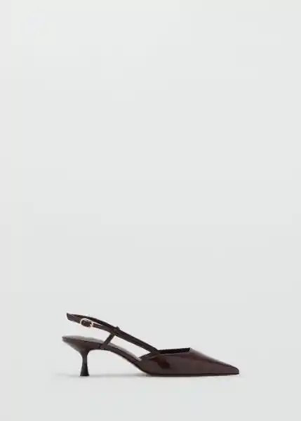 Zapatos Tonio Chocolate Talla 37 Mujer Mango