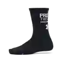 Under Armour Medias Essential Nv Mid Crew Mujer Negro LG
