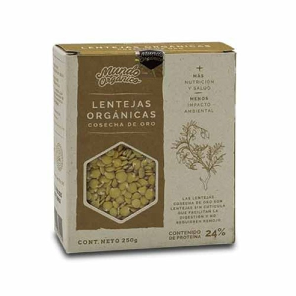 Mundo Orgánico Lenteja Cosecha 250 g