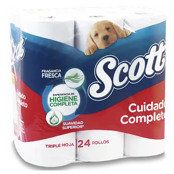 Papel Higienico Scottcuidado Completo 24u