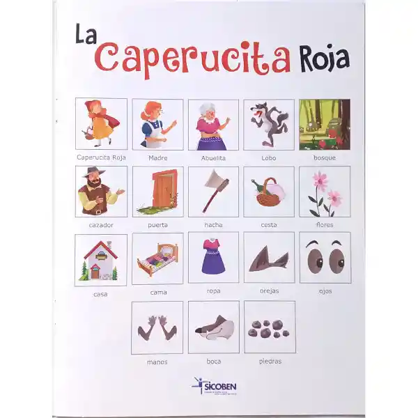 Libro Infantil Con Pictogramas. La Caperucita Roja - Sicoben