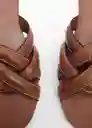 Sandalias Doblet Cuero Talla 39 Mujer Mango