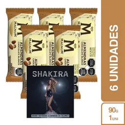 Combo Shakira VIP Oriental 27Feb + Magnum Helado Blanc Almendra