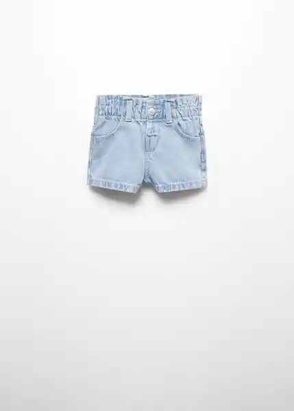 Short Galán Tejano Claro Talla 67 Niñas Mango