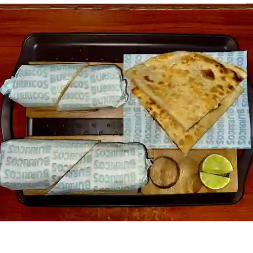 Combo amigos de queso y burrito