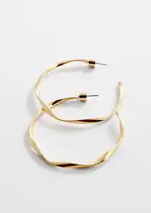 Pendientes Fatima Oro Talla 99 Mujer Mango