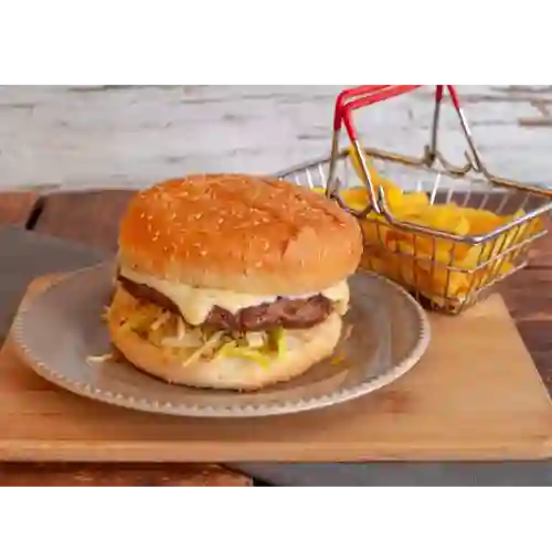 Hamburguesa Bart Casera en Combo