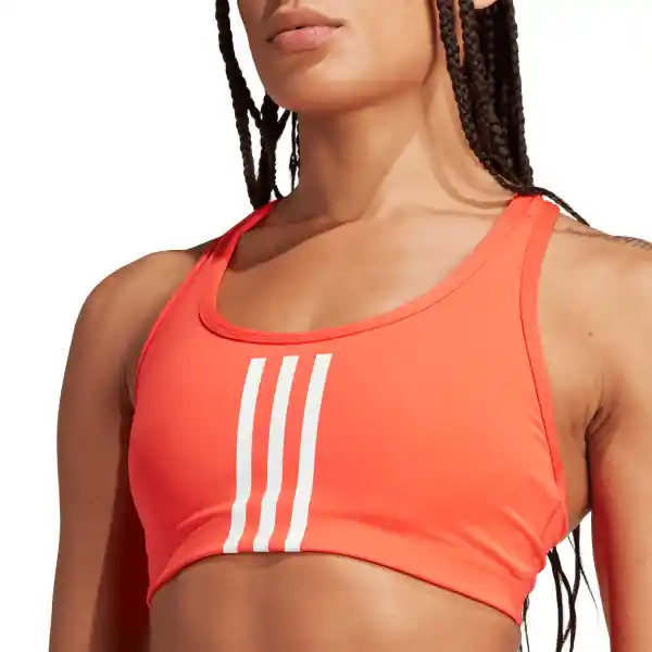 Adidas Brásier Top Pwim Ms Mix Impacto Medio Rojo Talla MAB