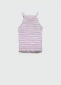 Camiseta Lana Malva Talla 14 Niñas Mango