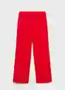 Pantalón Riga Rojo Talla M Mujer Mango