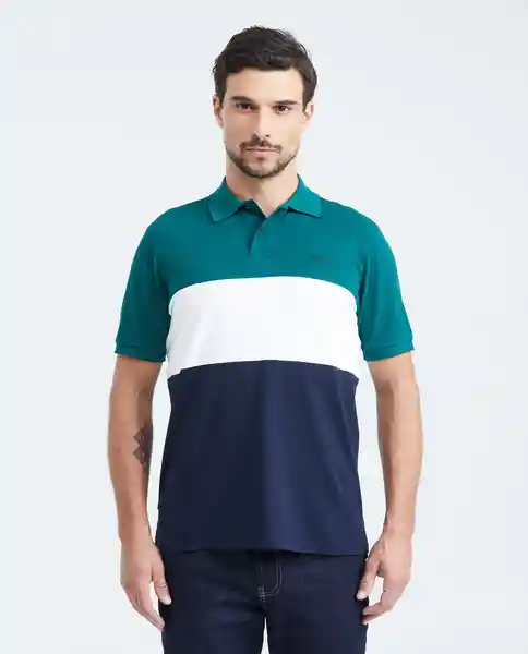 Camiseta Polo Verde Pluvisilva Ultraoscuro T. M Chevignon