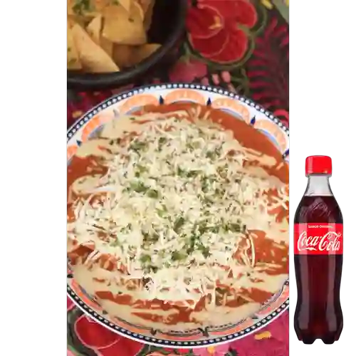 Combo Enchiladas + Coca-Cola Sabor Original 400 ml