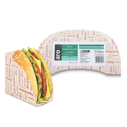 Porta Hamburguesa Aro Carton