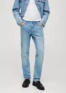 Jean Jan Tejano Claro Talla 40 Hombre Mango