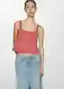 Top Alicante Caldero Talla M Mujer Mango