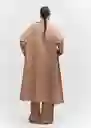 Abrigo Ringo Topo Talla XL Mujer Mango