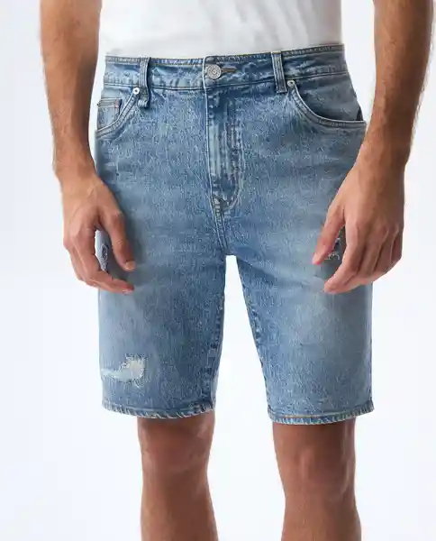 Bermuda Hombre Azul Talla 34 551G000_AZU174021 Americanino