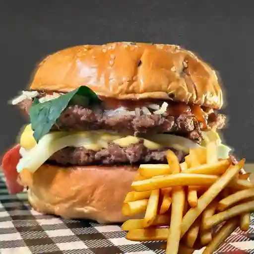 Burger Elixir + Papas a la Francesa