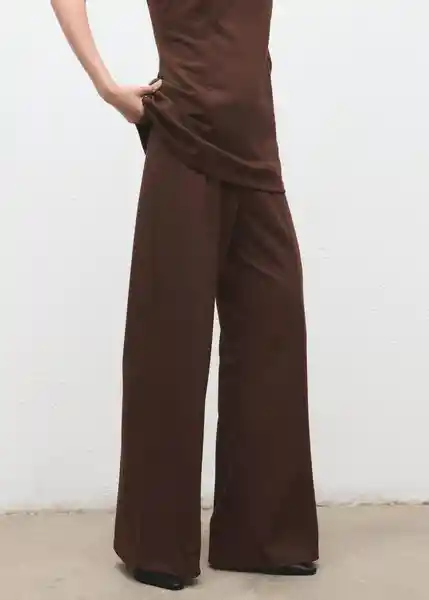 Pantalón Misuri Topo Talla XS Mujer Mango