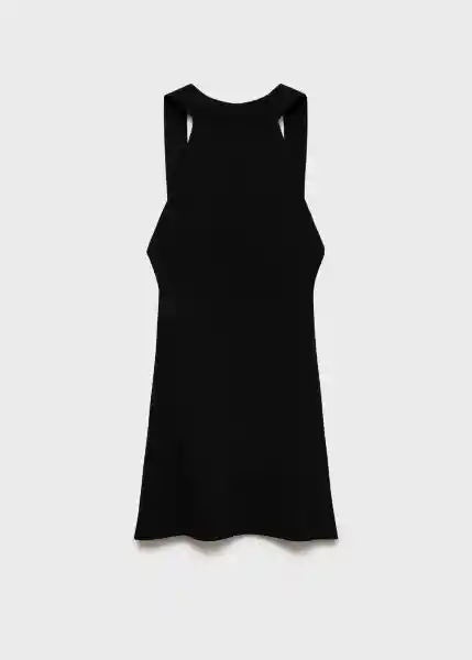 Vestido Keke Negro Talla S Mujer Mango