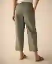 Pantalón Verde Agave Oscuro Talla 14 631G002 Esprit